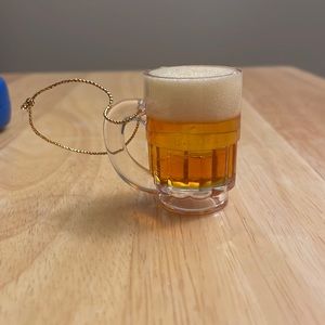 Free if in a bundle. Beer mug ornament.
